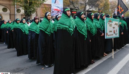 گردهمایی بسیجیان تبریز
