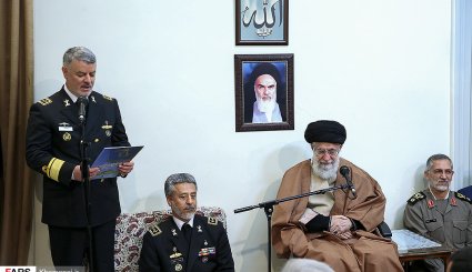 تصاویر/ دیدارفرماندهان نیروی دریایی ارتش با فرمانده کل قوا