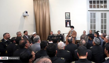 تصاویر/ دیدارفرماندهان نیروی دریایی ارتش با فرمانده کل قوا