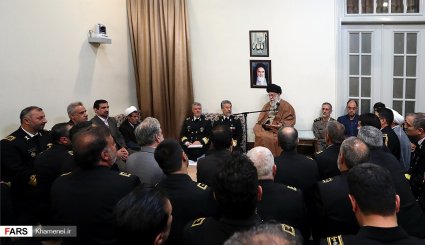 تصاویر/ دیدارفرماندهان نیروی دریایی ارتش با فرمانده کل قوا