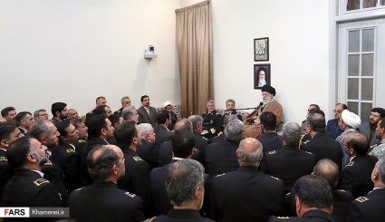تصاویر/ دیدارفرماندهان نیروی دریایی ارتش با فرمانده کل قوا