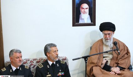 تصاویر/ دیدارفرماندهان نیروی دریایی ارتش با فرمانده کل قوا