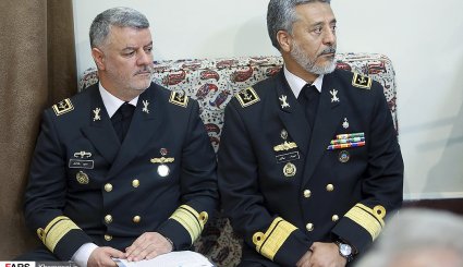 تصاویر/ دیدارفرماندهان نیروی دریایی ارتش با فرمانده کل قوا