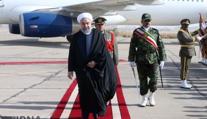 تصاویر ورود رییس جمهوری به استان سیستان و بلوچستان