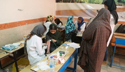 ایستگاه خدمات رایگان پزشکی زندگی خوب در حصارک کرج