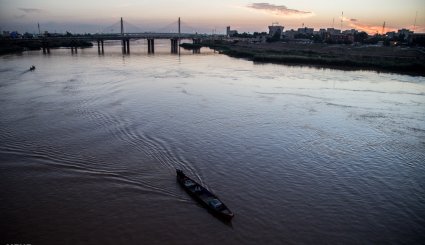 ورود نخستین گروه از پرندگان مهاجر به ساحل کارون در اهواز