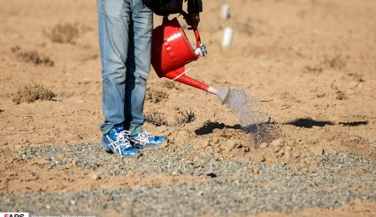 آغاز بیابان‌زدایی در شرق اصفهان