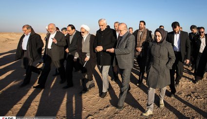 آغاز بیابان‌زدایی در شرق اصفهان