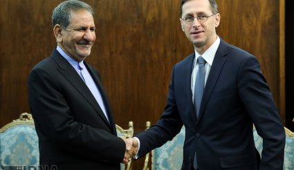 دیدار وزیر اقتصاد مجارستان با جهانگیری