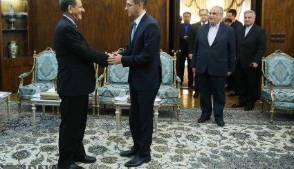 دیدار وزیر اقتصاد مجارستان با جهانگیری