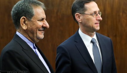 دیدار وزیر اقتصاد مجارستان با جهانگیری