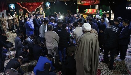 وداع با پیکر شهید مدافع حرم منصور عباسی