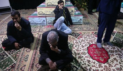 وداع با پیکر شهید مدافع حرم منصور عباسی