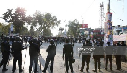 به آتش کشیدن تصویر ترامپ در پاکستان