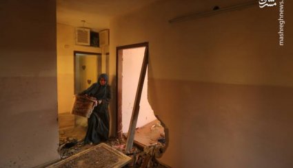 بمباران نوار غزه توسط رژیم اشغالگر
