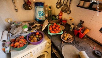 بمباران نوار غزه توسط رژیم اشغالگر