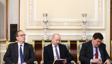 دیدار وزیر خارجه انگلیس با رییس مجلس شورای اسلامی