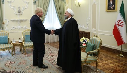 تصاویر/ دیدار وزیر خارجه انگلیس با روحانی