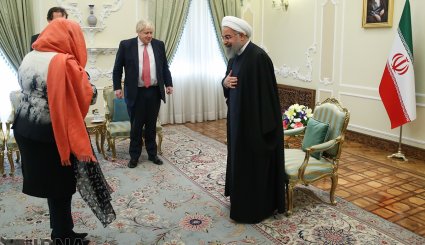 تصاویر/ دیدار وزیر خارجه انگلیس با روحانی