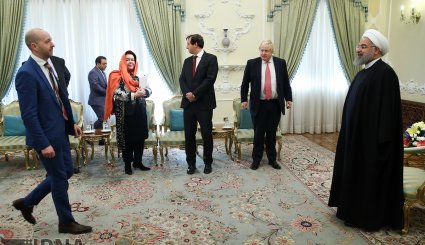 تصاویر/ دیدار وزیر خارجه انگلیس با روحانی