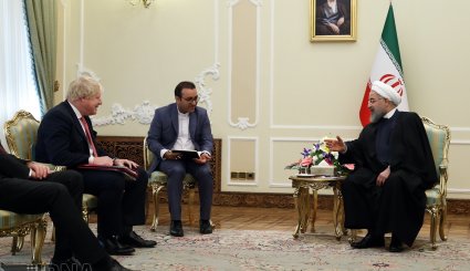 تصاویر/ دیدار وزیر خارجه انگلیس با روحانی