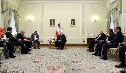 تصاویر/ دیدار وزیر خارجه انگلیس با روحانی