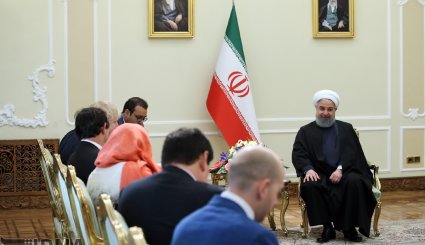 تصاویر/ دیدار وزیر خارجه انگلیس با روحانی