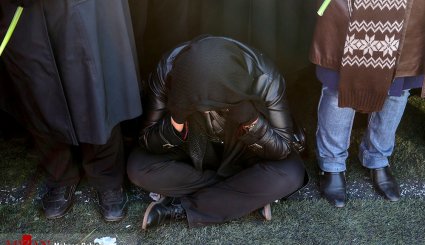 مراسم وداع و تشییع کوهنوردان خراسانی در ورزشگاه تختی مشهد
