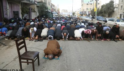تصاویری از درگیری های شدید بین نظامیان صهیونیست و شهروندان فلسطینی