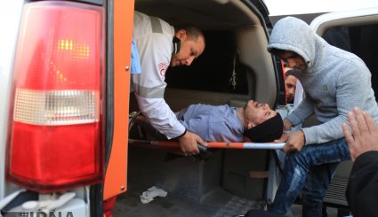 تصاویری از درگیری های شدید بین نظامیان صهیونیست و شهروندان فلسطینی