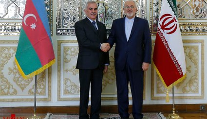 تصاویر/ دیدار رئیس مجلس جمهوری خودمختار نخجوان با ظریف
