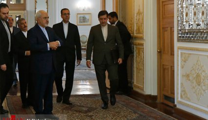 تصاویر/ دیدار رئیس مجلس جمهوری خودمختار نخجوان با ظریف
