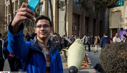 تصاویر/ نمایش موشک بالستیک «ذوالفقار» در دانشگاه امیرکبیر
