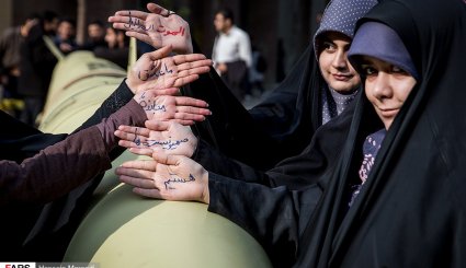 تصاویر/ نمایش موشک بالستیک «ذوالفقار» در دانشگاه امیرکبیر
