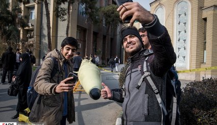 تصاویر/ نمایش موشک بالستیک «ذوالفقار» در دانشگاه امیرکبیر
