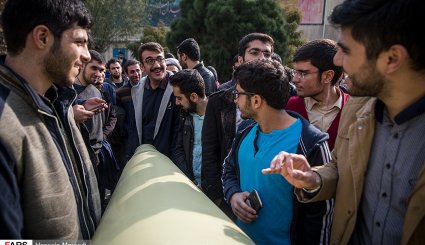 تصاویر/ نمایش موشک بالستیک «ذوالفقار» در دانشگاه امیرکبیر
