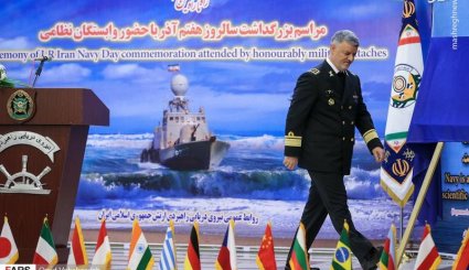  دیدار وابستگان نظامی خارجی مقیم تهران با دریادار خانزادی