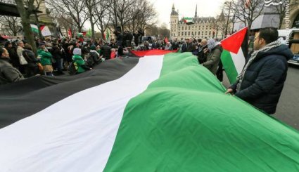 تظاهرات ضد اسرائیلی در پاریس