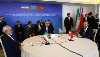 دیدار ظریف با وزیر امور خارجه ترکیه