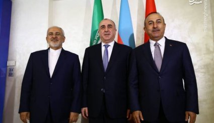 دیدار ظریف با وزیر امور خارجه ترکیه