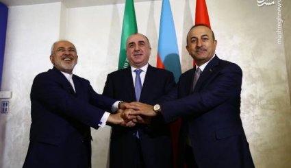 دیدار ظریف با وزیر امور خارجه ترکیه