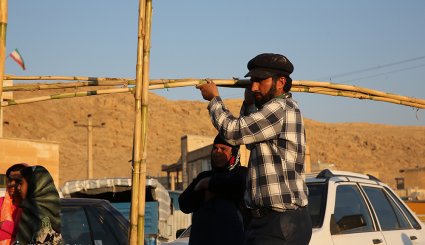 ساخت کپر در مناطق زلزله زده سرپل‌ذهاب

