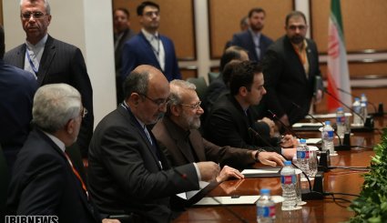 دیدار دکتر لاریجانی با رئیس مجلس روسیه

