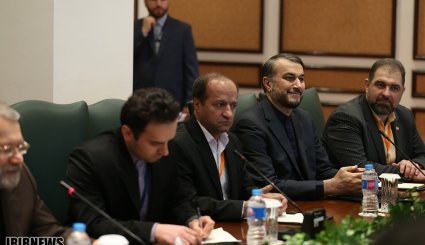 دیدار دکتر لاریجانی با رئیس مجلس روسیه
