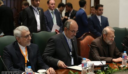 دیدار دکتر لاریجانی با رئیس مجلس روسیه
