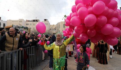 جشن کریسمس در فلسطین‎
