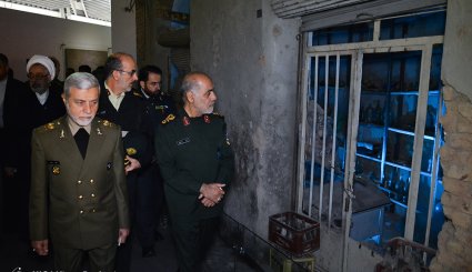 تصاویر/ بازدید فرماندهان ارشد نیرو های مسلح از باغ موزه دفاع مقدس
