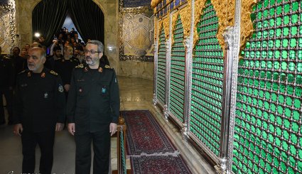 تصاویر/ بازدید فرماندهان ارشد نیرو های مسلح از باغ موزه دفاع مقدس
