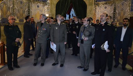 تصاویر/ بازدید فرماندهان ارشد نیرو های مسلح از باغ موزه دفاع مقدس
