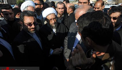 تصاویر/ بازدید رییس قوه قضاییه از مناطق زلزله زده کرمانشاه
